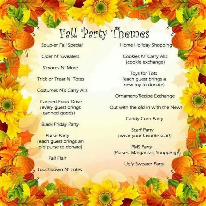 Funny Fall Party Names